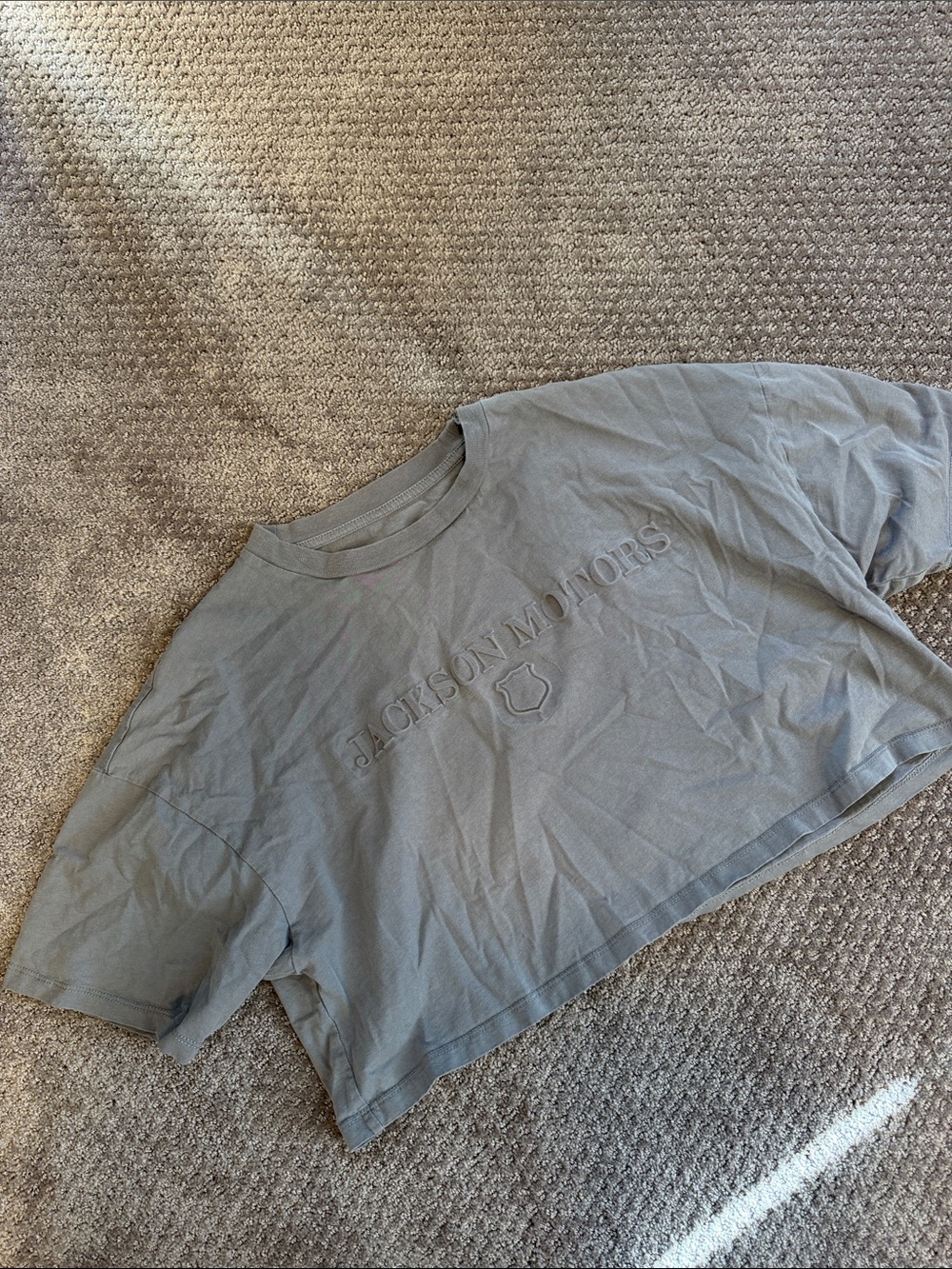 Women’s Cropped T-Shirt — Gray